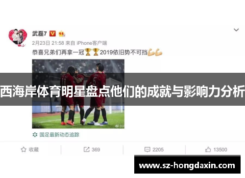 西海岸体育明星盘点他们的成就与影响力分析